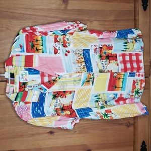 Jams World Multicolor Button Down Shirt